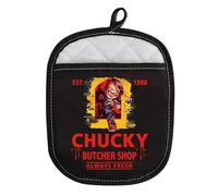 AKTAP Chucky Kitchen Accessories Chucky Oven Mitt Horror Movie Kitchen Potholder Oven Glove for BBQ Cooking Baking Grilling (CHUCKY Oven Mitt-HT)