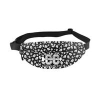 AKTAP Cross Country Fanny Pack XC Coach Gifts Marathon Runner Crossbody Waist Bag for Hiking Cycling Running Lovers Merchandise (WB, Cross Country Belt Bag-HT)