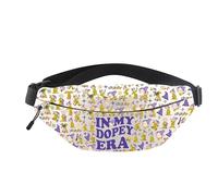 AKTAP Dopey Merch Fairy Tales Gifts in My Dopey Era Crossbody Waist Bag with Adjustable Belt Seven and Snow Friend Gift (CB, Dopey Belt Bag-HT)