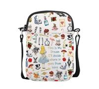 AKTAP Fairy Tales Alice Gifts I'll Decide Where It Goes From Here Crossbody Bag Wonderland Shoulder Strap Movie Fans Purse (CB, This is My Dream Mini CB-HT)