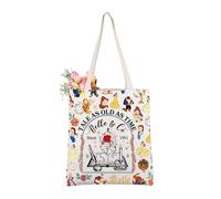 AKTAP Fairy Tales Gifts Tale As Old As Time Belle & Co Since 1991 Tote Bag Beauty Beast Inspired Tote Belle Book Shop Merch (1991 tote)