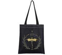AKTAP Fourth Wing Merch Gift - Book Sleeve Empyrean Series Book Worm Pouch (Fourth Wing Tote Bag)