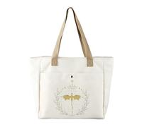 AKTAP Fourth Wing Merch Gift Fourth Wing Book Lover Large Tote Bag The Empyrean Book Series Gift Dragon Rider Gift for Fans (Fourth Wing Large Tote Bag)