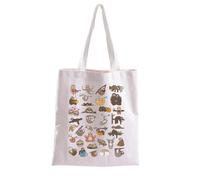 AKTAP Funny Sloth Tote Bag Sloth Lovers Gift For Sloth Fans Sloths Merch Cute Sloth Gift Animal Sloth Canvas Tote Sloths Life Bag (Sloth Tote)