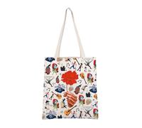 AKTAP Hades Town Broadway Merchandise Hades Town Tote Bag Broadway Musical Fans Gifts For Hades Town Flower Shopping Bag (TOTE, I have string TB-HT)