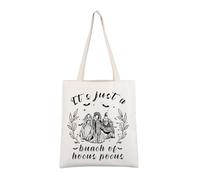 AKTAP Halloween Merch Sanders-On Sister Tote Bag Witch Sisters Gift For Horror Movie Lovers Gifts Witches Tote Bag (TOTE, Po-cus TB-HT)