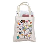 AKTAP Heart Stopper LGBT Pride Tote Bag - Multicolour, 32 cm x 38 cm - Reusable, Waterproof, Unique Design - LGBTQ+ & Allies - Female, Adult