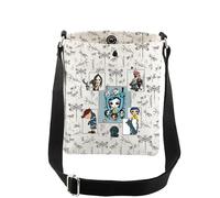 AKTAP Horror Movie Merch Crossbody Bag - Cora-Line CB-HT (WHITE)