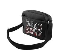 AKTAP Horror Movie Merchandise Horror J-Vee Character Shoulder for Fans You Had Me At Scary Movie Adjustable Crossbody Bag (CB, J-Vee Scary Black H CB-HT2)