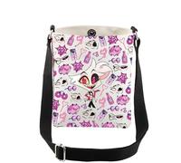 AKTAP Hotel Anime Merch Angel Crossbody Purse Bag Dust Fans Gifts Demon Hotel Themed Adjustable Shoulder Purse with Strap (CB, Angel CB-HT)