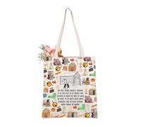 AKTAP House On Prairie Book Gifts Laura Quote Tote Bag It Is Still Best To Be Honest And Truthful Shoulder Literature Tote (TB, The real things TE-HT)