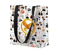 AKTAP Hunger Movie Merch Hungry Bird Inspired Tote Bag Music Lover Gift for Game Fans Vintage Shoulder Bags (Birds M TB-HT)