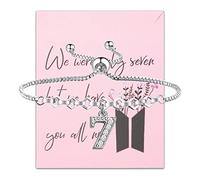 AKTAP K-pop Bracelet We Were Only Seven But We Have You All Now Korean Group Army Gift For Fans Jewelry (pop Bracelet)