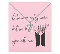 AKTAP K-pop Bracelet We Were Only Seven But We Have You All Now Korean Group Army Gift For Fans Jewelry (K-pop necklace)