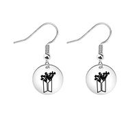 AKTAP K-pop Jewelry Army Gifts Kpop Merchandise Earrings for Korean Group Fans (Army earrings)
