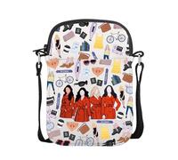 AKTAP Liars TV Series Gift Pretty Liars Crossbody Purse Bag Emily And Alison Fans Gifts Liars Characters Shoulder Strap Bag (CB, Pretty little Mini CB-HT)