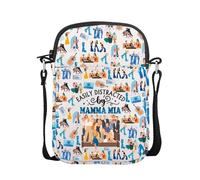 AKTAP Mamma Musical Merch Gifts Donna and The Dynamos Mini Crossbody Bags for Mia Fans Gifts Musical Lover Wallet Purses (Mamma Mini CB-HT)