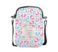 AKTAP Mom Of Twins Gift Twins Mama Inspirational Crossbody Bag Mommy To Be Gifts For New Mom Travel Bag Mothers Day Gift (CB, Twim mom Mini-HT)