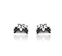 AKTAP Muu Lan Inspired Studs Earrings Princess's Hair Comb Earrings Princess Warrior Cosplay Gift, Stainless Steel, No Gemstone