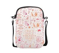 AKTAP Once Upon a Broken Heart Book Merch Fantasy Book Mini Crossbody Bags for Book Lover Gift Bookish Cell Phone Purses (OUABH Mini CB-HT, CB)