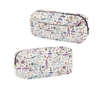 AKTAP Physics Pencil Case Science Gifts for Physicists Pencil Holder Storage Organizer Makeup Bag Physics Pencil Pouch with Zipper