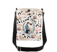 AKTAP Prejudice Literary Gifts Team 1995 Crossbody Bag Pride Books Fan Shoulder Pemberley Merch J-Austen Book Reader Keepsake (CB, Team 1995 CB-HT)
