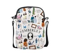 AKTAP Prejudice Merch Gifts Jane Austen Mini Crossbody Bags Literary Gifts Pride 1813 Shoulder Bag for Book Lover Gifts (Est 1813 Mini CB-HT)