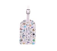 AKTAP Princess Merchandise Princess Castle Laggage Tags Amusement Park Gift Amusement Park Merch Magic Baggage Tag Recreation Facility Gift (Happy Place Tags-2)