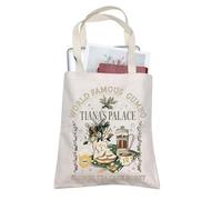 AKTAP Princess Tiana Flower Tea Cake Honey Tote Bag Frog Gifts For Princess Cartoon Movie Merchandise (TB, Honey Tote-PY1)