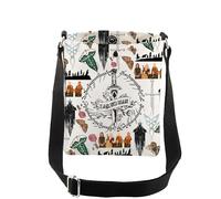 AKTAP Rings Movie Inspired Gifts I Am No Man Crossbody Bag É-Wyn Quote Shoulder Bag Ring Lord Fantasy Reader Merchandise (CB, I Am No Man CB-HT)