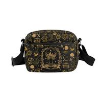 AKTAP SarahJM Merch City of Starlight Crossbody Bag Fantasy Books Purse for Book Club Gifts Bookish Merch Book Lover Handbag (CB, Moon H CB-HT)