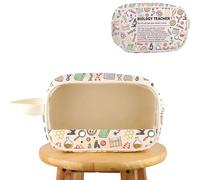 AKTAP Science Chemistry Gift Biology Chemistry Clear Makeup Bag Science Teacher Appreciation Gifts Biology Lover Toiletry Bag (CMB, Biology CMB-HT)