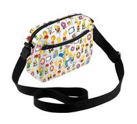 AKTAP Simps-n Characters Crossbody Bag Simps-n Family Gifts Homer Simps-n Shoulder Handbag for Cartoon TV Show Fans Gifts (CB, Simps- H CB-HT)