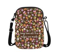 AKTAP Singer Merch Long Live All The Magic We Made Crossbody Bag Singer Eras Piano Flower Gift For Women Singer Inspirational Gifts