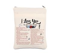 AKTAP Six of Crows Quotes Merch I Love You in Six of Crows Book Sleeve Fantasy Novel Lover Gift Crow Club Merch Bookish Gift (Six of Crows Book Sleeve 2)