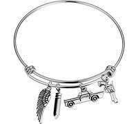 AKTAP Supernatural Inspired Bracelet SPN Jewelry Horror Movie Gift for Women Men (SPN Bracelet)