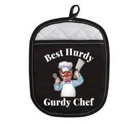 AKTAP Swedish Chef Kitchen Baking Gloves Baker for TV Show Fans Cooking BBQ Hurdy Gurdy Chef Vert Der Ferk Chef Oven Mitt (Hurdy Oven Mitt-HT)