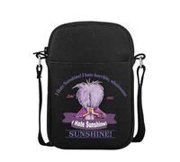 AKTAP Sword In Stone Movie Gifts Madam Mim Zipper Crossbody Bag Madam Mim Gifts Witch Villain Character Cell Phone Purse (CB, Hate Sunshine Mini CB-HT)