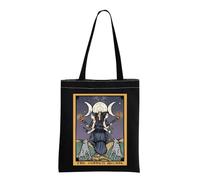 AKTAP The Moon Goddess Tarot Card Inspired Gifts Triple Moon Wiccan Pagan Witch Tote Bag Tarot Card Lover Gifts Greece Merchandise (TB, Moon Goddess-PY1)