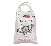 AKTAP The Moth Tote Bag Funny Movie Merch Movie Lover Gift Saltburn Movie Merch Moth Movie Merchandise Funny Thriller Movie Inspired Gift (The Moth Tote)