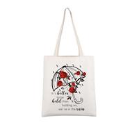 AKTAP The Rose Kpop Merch The Rose Song Lyric Tote Bag Rose Fan Gift It's Better To Be Held Than Holding On We're In The Rain (ROSE Tote)