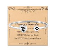 AKTAP Vet Tech Accessories Gifts Veterinary Technician Cuff Bracelet Veterinarian Medical Graduate Inspirational Jewelry, S, Stainless Steel, no gemstone
