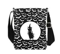 AKTAP Witch Crossbody Bag Witch Gifts Stuff Witchcraft Gifts Meditation Gifts for Witch Fans Halloween Party Favors (Witch Crossbody Bag)