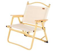 Aktive Glamping Folding Chair Beige 52 x 55 x 62 cm