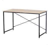 AKTIVE MAX Home Desk Table, 120 x 60 x 70 cm, Wood Top, Black Steel Structure, for Office and Study, Industrial Style, Sturdy and Stable, Desks, Computer Tables (18441)