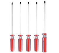 AKTOO T15 T20 T25 T27 T30 Torx Screwdriver Set, 6inch Magnetic Torx Driver Star Bit Screwdrivers for Computer Repairing, Automobile Tools and Home Appliances,5-Piece