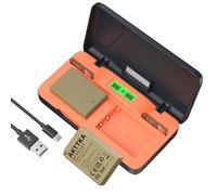 AKTTKA LP-E17 Dual 20W Fast Charger with LCD Kit (2 x 1500mAh) - Compatible with Canon EOS R10, R8, RP, R50, R100, 200D, 250D, 77D, 750D, 760D, 800D, 8000D, M3, M5, M6 and More