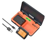 AKTTKA NP-FZ100 Battery for Sony Camera | Pack 2 x 3000 mAh 7.4 V with 20W Foldable Charger + USB-C Cable V1