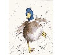 AKTYGB Painting by Numbers for Adults - Personalised Canvas DIY Painting by Numbers Kits, Gift for Beginner Women Mum Daughter 16X20 inch- Dancing Duck(Without Frame)