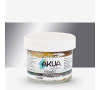 Akua : Intaglio Ink : 2oz : 59ml : Metallic Silver